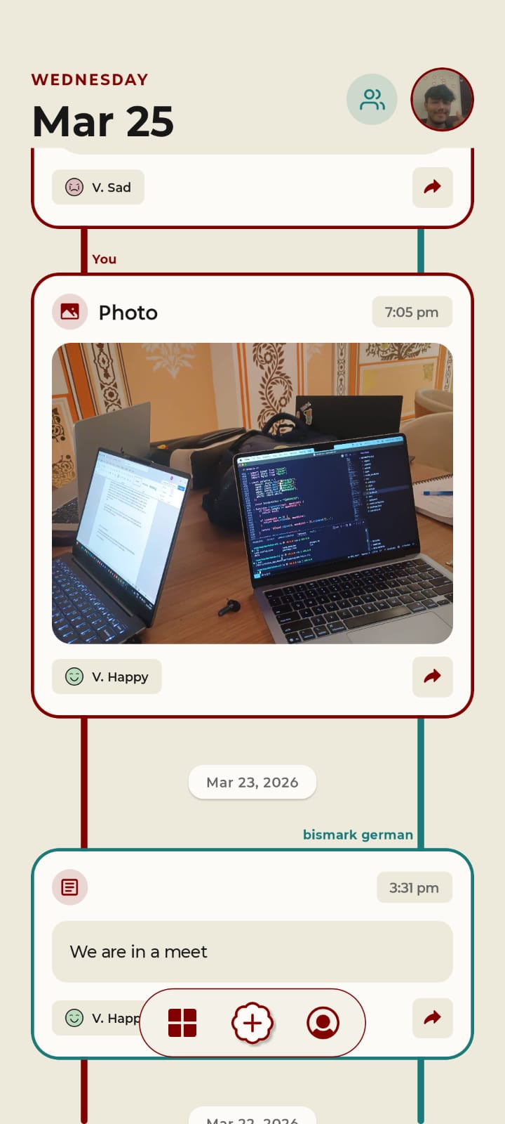 Fold app screen 8